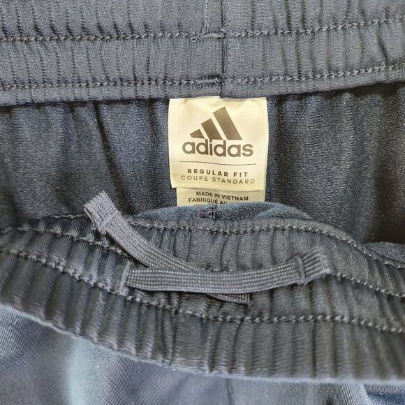 Boys Navy Blue Adidas Regular Fit Track Pants Size L (14/16) - Picture 10 of 15